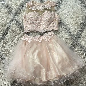 meier collection two piece homecoming/ formal event dress